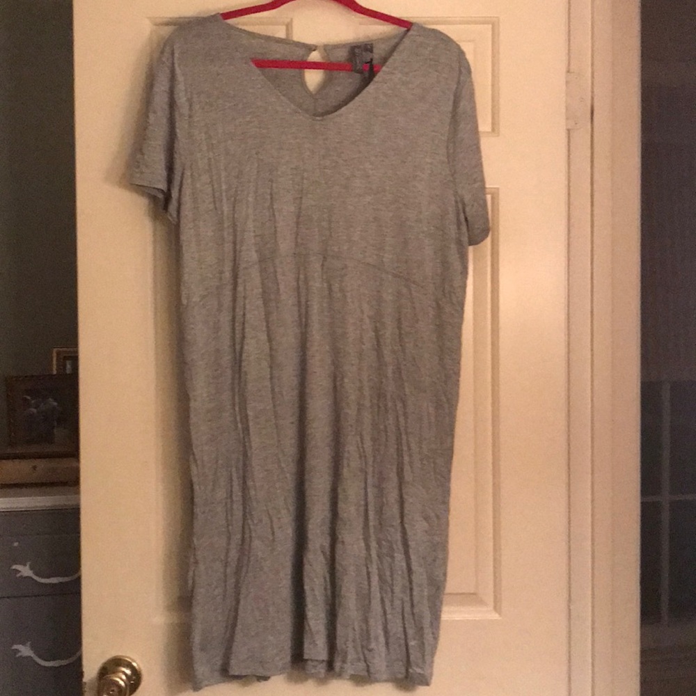 NWT Gray T Shirt Dress